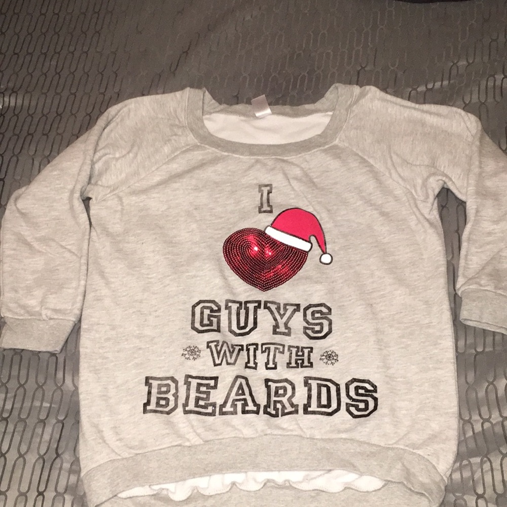 Gray Christmas Sweatshirt